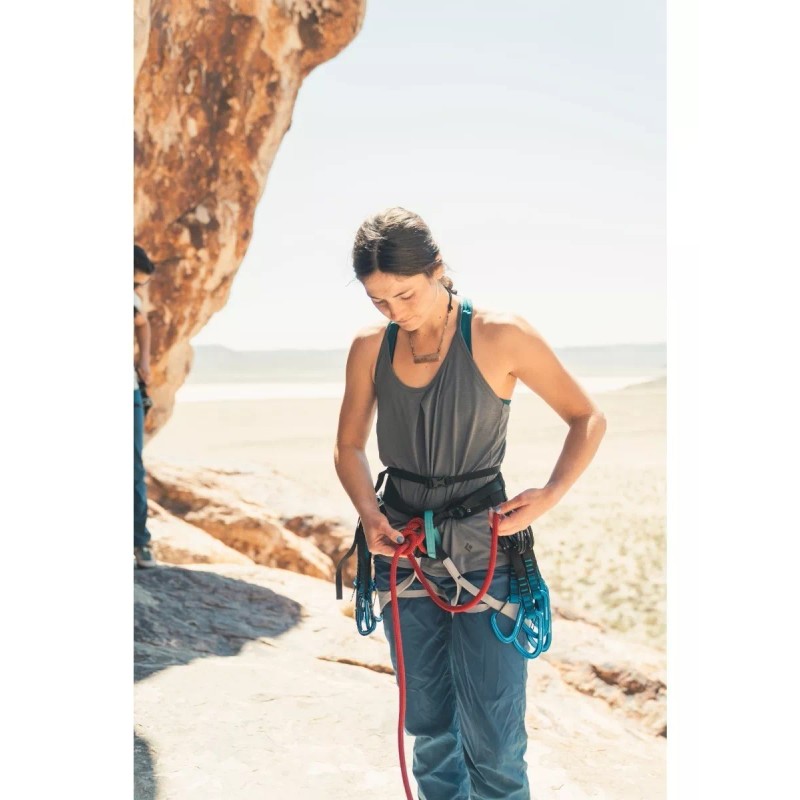 Black Diamond Arnés Para Escalar Solution Para Mujer Pewter