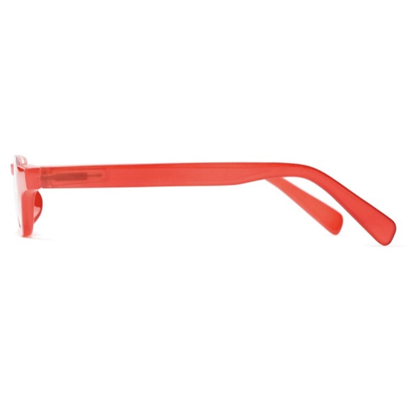 The Shay Colorful Semi-Rimless Half Reader Reading Glasses, 2.75 Red