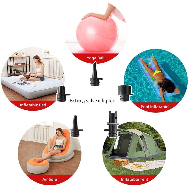 Tuomico 20PSI High Pressure SUP Electric Air Pump,Dual Stage Inflation