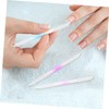 OHPHCALL 6pcs Glass Nail File Tool Manicure Kit Nail Buffing