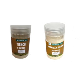 DIAN MAI HAO DIAN MAI HAO 3.5oz 100% Pure Tienchi Powder+ - 8.81 oz Ginseng Powder American Ginseng