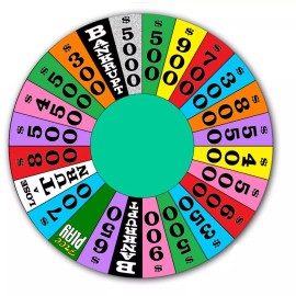 Plastic Waffles Wheel Of Fortune #1 Game Show 7" inch Slipmat Portablism Turntable Slip Mat x1