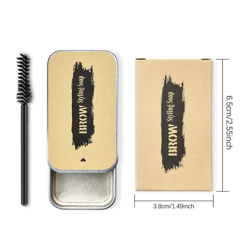 Eyebrow Soap Kit, 3D Eyebrow Gel, Long Lasting Eyebrow Setting