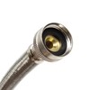 Premium Steam Dryer Hose Installation Kit - Stainless Steel Hoses,