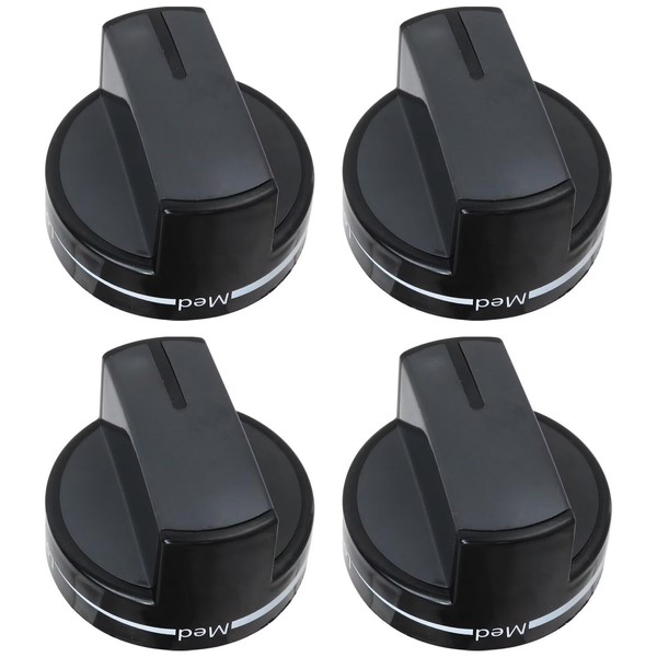 BLUE ELF W10339442 Gas Stove Knobs, 4X Gas Range Knob