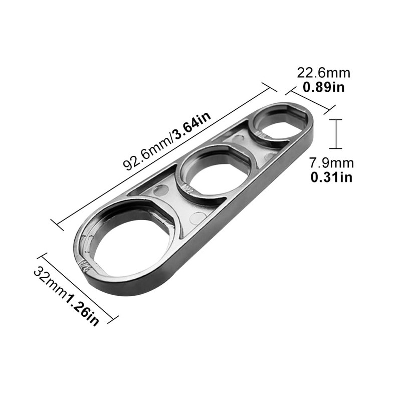 6-in-1 Multi-Function Faucet Aerator Wrench – Durable Three-Hole Tap Nozzle