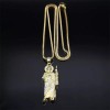 TENDER LIHOME Collar Medalla San Judas Tadeo Cadena Dije Acero
