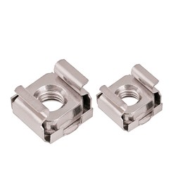 BOZONLI M6 Cage Nuts, Stainless Steel Captive Nuts, Mounting Cage Nuts for Server Rack & Cabinet