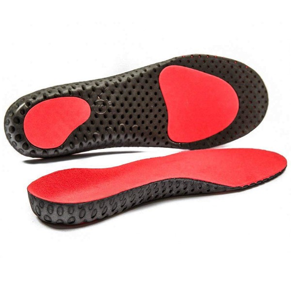 Kinone Insole, Arch Support, Flat Feet, Foot Cushion, Sports, Odor Resistant, Breathable Holes, Unisex, For Standing Work, Plantar Fasciitis, Shock Absorption, Athletic, Replacement Type, Adjustable Size, 3D (S: 7.9 - 9.8 inches (20 - 25 cm)