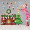 Christmas Bulletin Board Set Christmas Tree Fireplace Bulletin Board Decorations