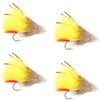 The Fly Fishing Place Streamers - Yellow Marabou Muddler Minnow