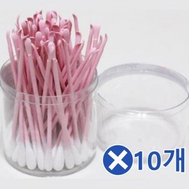 Cotton Swab and Ear Pick Combo Set, 80 Pcs x 10 Packs Thin Cotton Swab