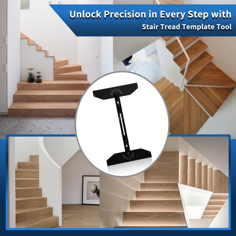 Stair Tread Template Tool,Stair Tread jig,Stair Gauge,from The JSZYO Renovation