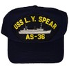EC USS L.Y. Spear AS-36 Ship HAT - Navy Blue
