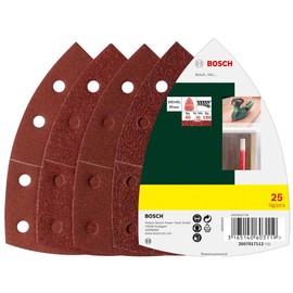 Bosch 2607017112 Sanding Sheet Set for Multi-Sanders (25-Piece)