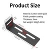 4 Pcs Angle Corner Brackets for Wood, Adjustable L-Shaped Metal