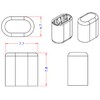 Techno Veins IPLNTCK-W0-6 Lightning Cable End Caps (Translucent) 6 Pcs/Pack