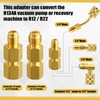 Tujoe HVAC Valve Core Remover Tool and HVAC Service Wrench