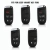 K LAKEY Key Fob Cover,Compatible with Jeep with Alloy Keychain,