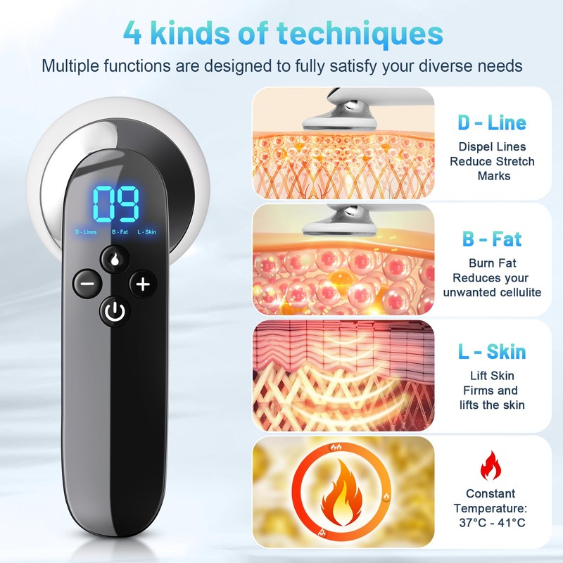 NeibuGlow Body Sculpting Machine & Cellulite Massager – Portable Body