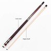 Collapsar CH01 Pool Cue with Soft Case,Burgundy Curly Maple with
