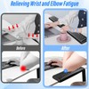 ELZO Desk Elbow Pads (2-Pack) L-Shaped Rest for Desk, Ergonomic