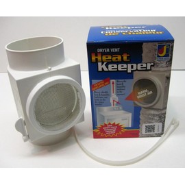 Major Appliances CHK100ZW Dryer Vent Heat Keeper Saver Dundas Jafine Winter and Summer Positions