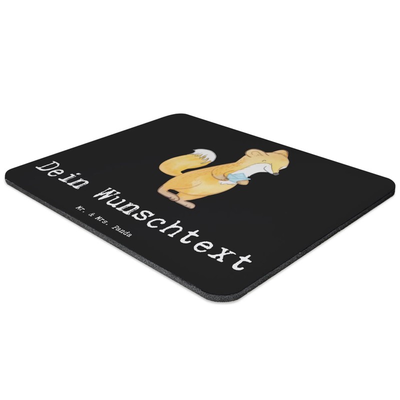 Mr. & Mrs. Panda Personalisiertes Mauspad Origami - Personalisierte Geschenke,