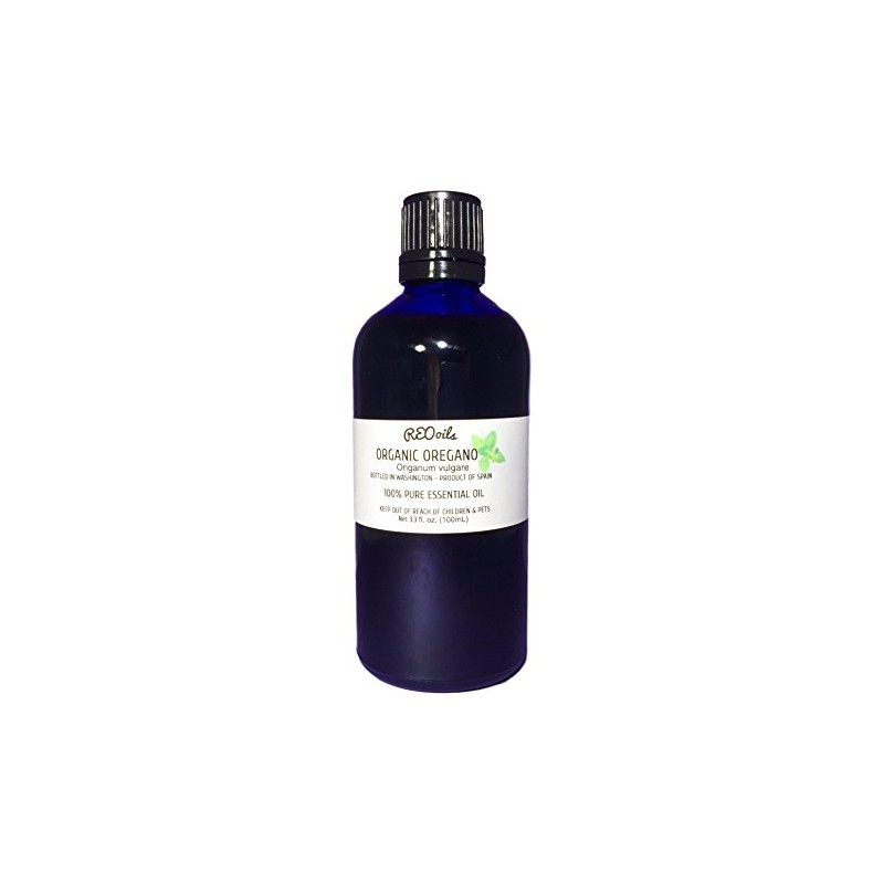 REOoils Large Oregano Essential Oil (Organic) from Spain, Origanum vulgare,