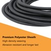 LUYADIN 3/16" x 32' Marine Grade Bungee Cord Elastic Shock