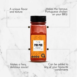A Spice Affair’s Piri Piri Spices - 275g (9.7 oz) - Piri Piri BBQ and Portuguese Chicken, Spice Blends and Seasonings - Herbs, Spice Blends & Seasonings