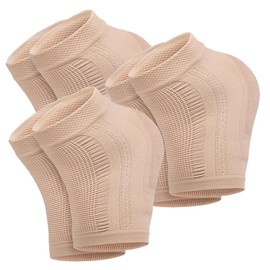 FRCOLOR 3pairs Moisturizing Gel Heel Socks of Portable Foot Sleeves for Cracked Heel Treatment Breathable Design for Home Foot Care for Men Women