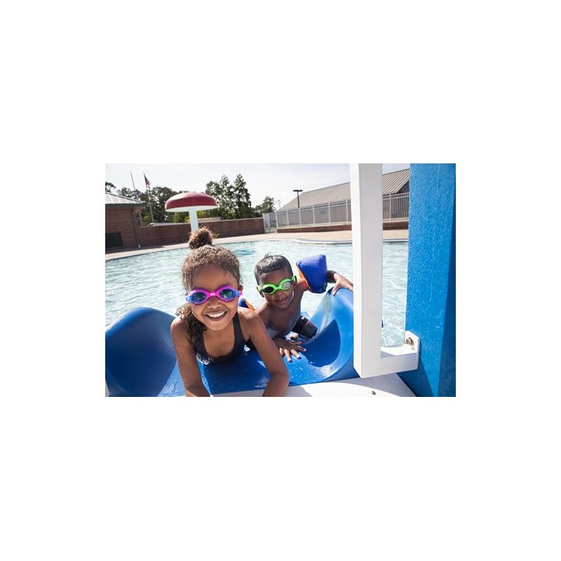 TYR Kids Swimple Swim Goggle, Silver/Blue
