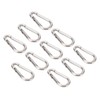 10Pcs Carabiner Clip Spring Snap Hook Heavy Duty Quick Link