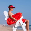 5Pcs Lifeguard Costume Set, Life Guard Costume Accessories with Red