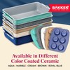 Bakken 8-Piece Stackable Bakeware Set - Ceramic Non-Stick Coating, Baking