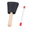 Wooden Handle Steel Cowbell Noise Maker Early Education Percussion Musical