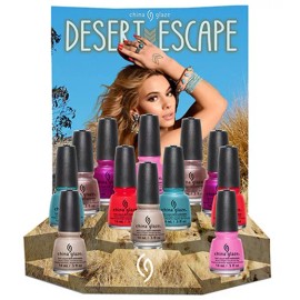 China Glaze Nail Polish Lacquer Desert Escape Collection 0.5oz/14ml - 82653 The Heat Is On