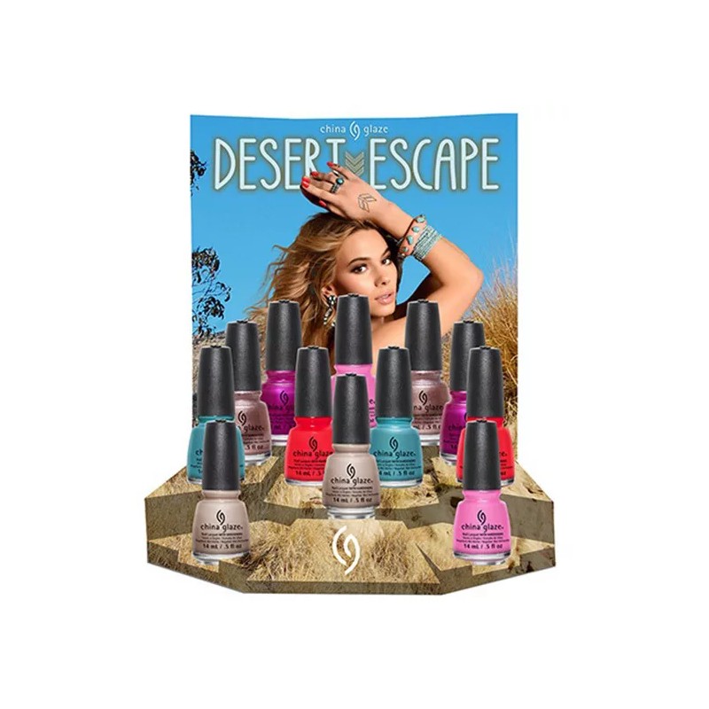 China Glaze Nail Polish Lacquer Desert Escape Collection 0.5oz/14ml -
