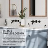 Wall Mount Bathroom Faucet Matte Black,Solid Brass Wall Mounted Sink