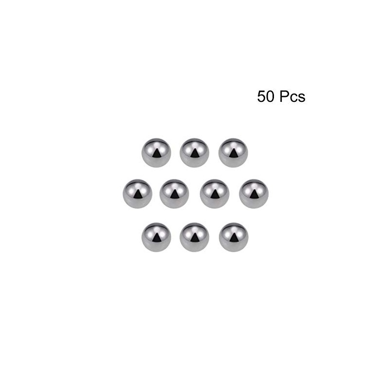 sourcing map 10mm Carbon Steel Bearing Balls Precision Balls 50pcs