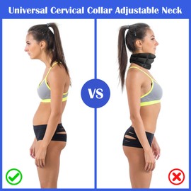 DAWRIS Cervicorrect Neck Brace,Cervicorrect Anti Snore Neck Brace,Neck Brace for Neck Pain and Support,Neck Brace for Sleeping Soft Foam,Soft Neck Brace Cervical Collar,Perfect Fit Neck Support