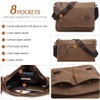 Unisex Messenger Bag Casual Canvas Bag Shoulder Sling Bag Satchel