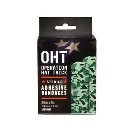 Dukal 1087755-BX Operation Hat Trick Adhesive Bandage, 3/4"x3", Pack of 100