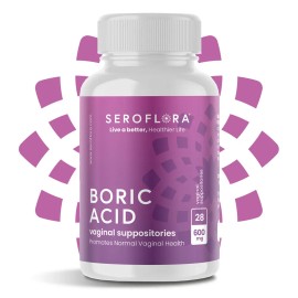 SEROFlora Vaginal Suppositories for Yeast Infection (28ct)