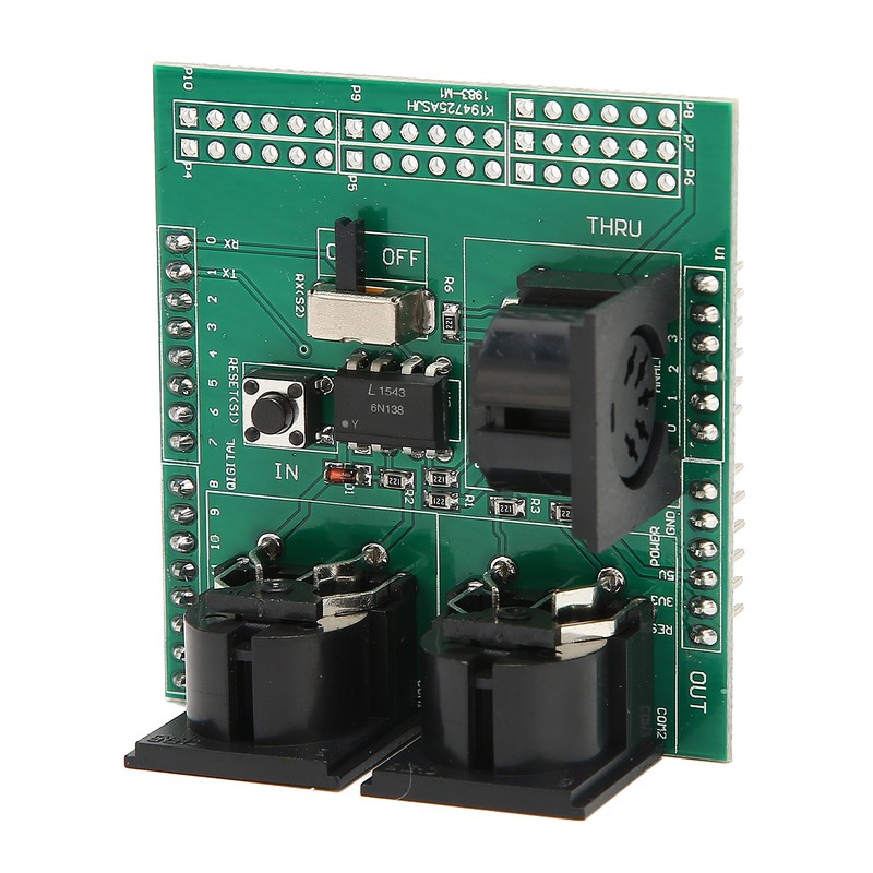 MIDI Adapter Board Serial to MIDI Module 24Pin RUN PGM