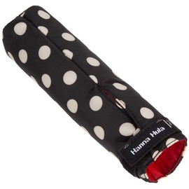 Hanna Hula TNS-GRPD-PLK01 Tennis Racquet Grip Cover with Deodorizing Tag, Polka Black