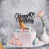 Paquete de 1 decoración para tarta de cumpleaños de 40