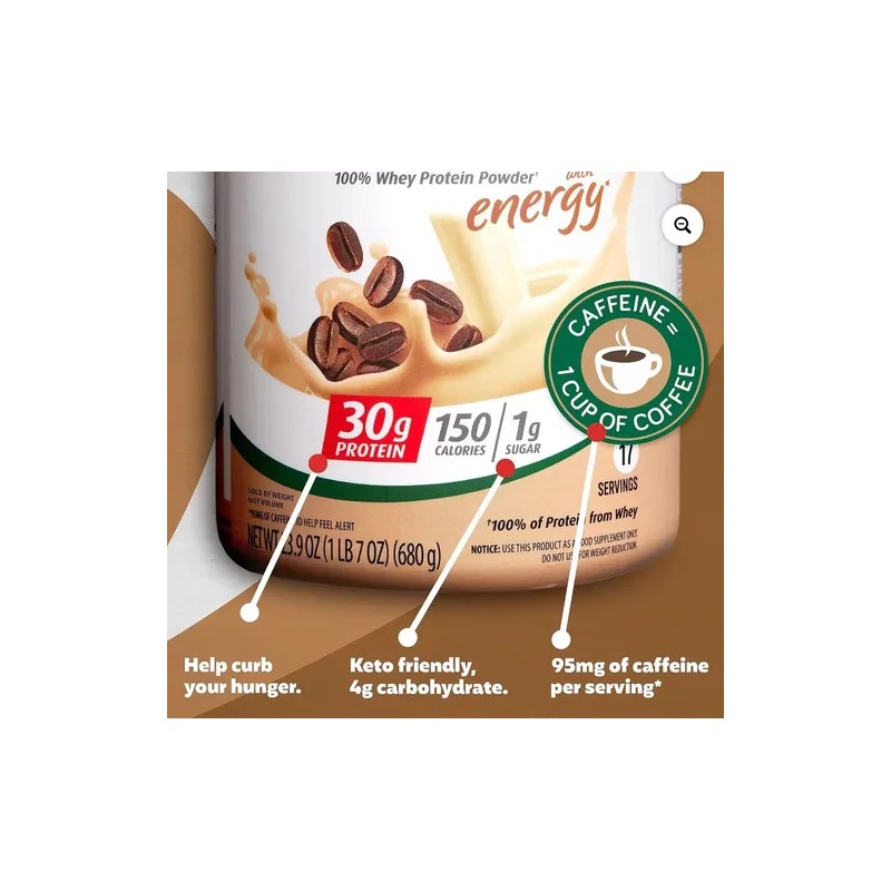 Premier Protein Café Latte Polvo 17 Porciones 680g