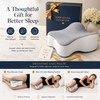 Large Memory Foam Knee Pillow for Side Sleepers – 14-Inch
